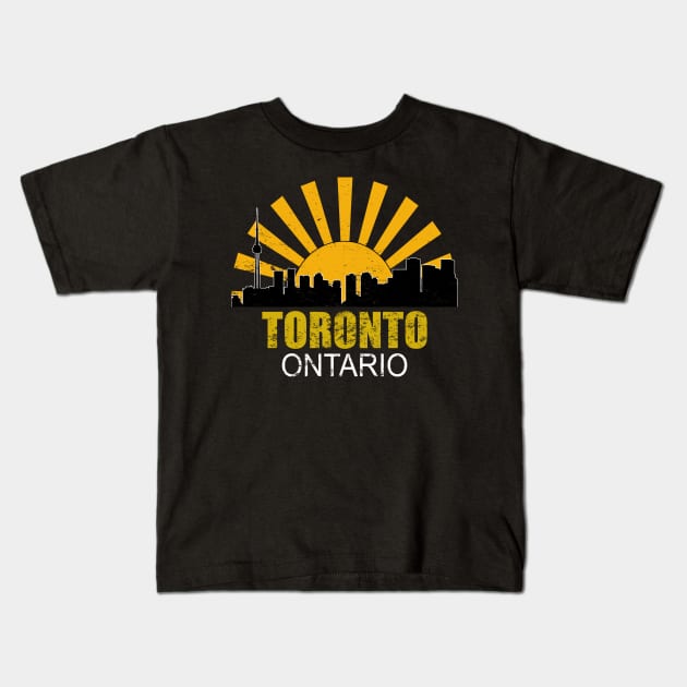 Toronto, Ontario Kids T-Shirt by Blended Designs